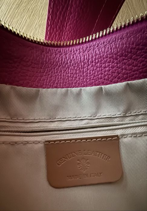 Чанта от естествена кожа