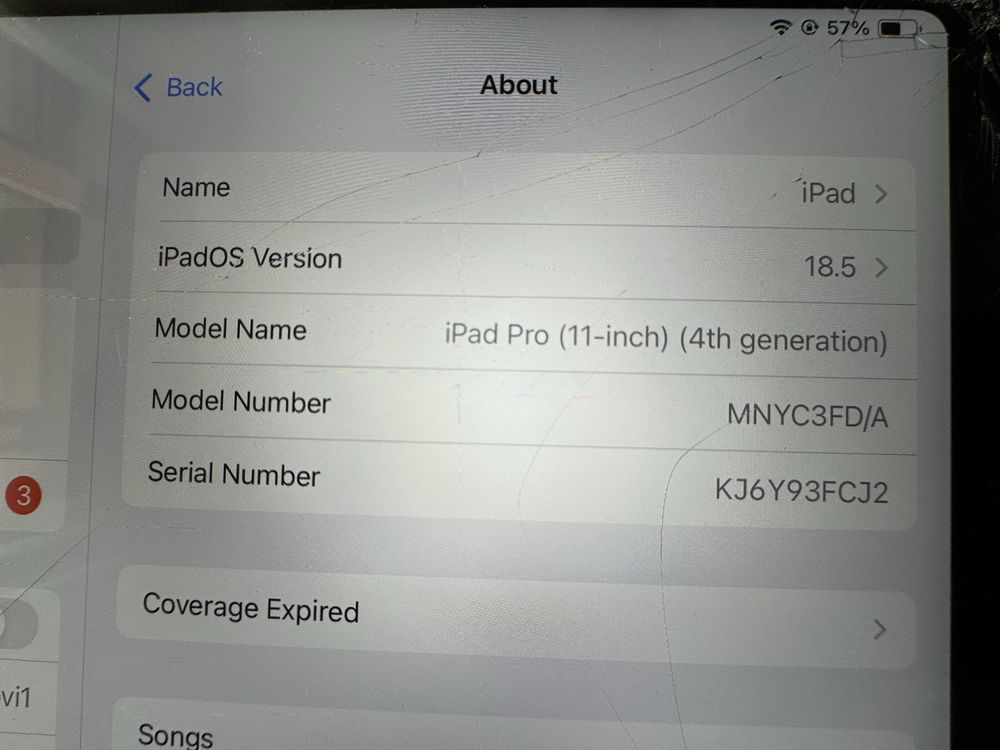 2022 iPad Pro 11 inch 128GB WiFi + Cellular