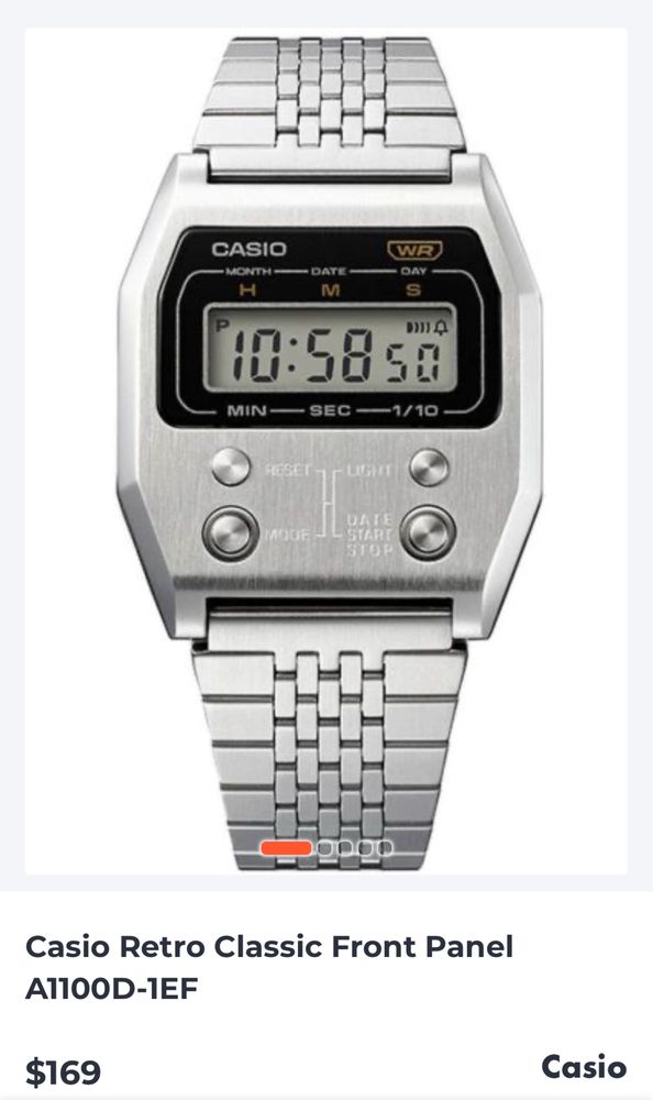 Casio Retro Clasic A1100D-1EF