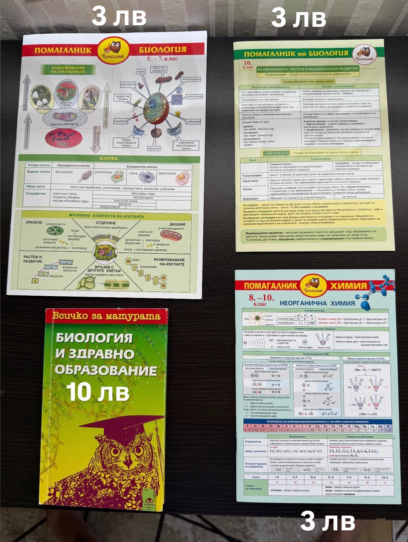 Учебници и помагала по Биология 11 и 12 клас