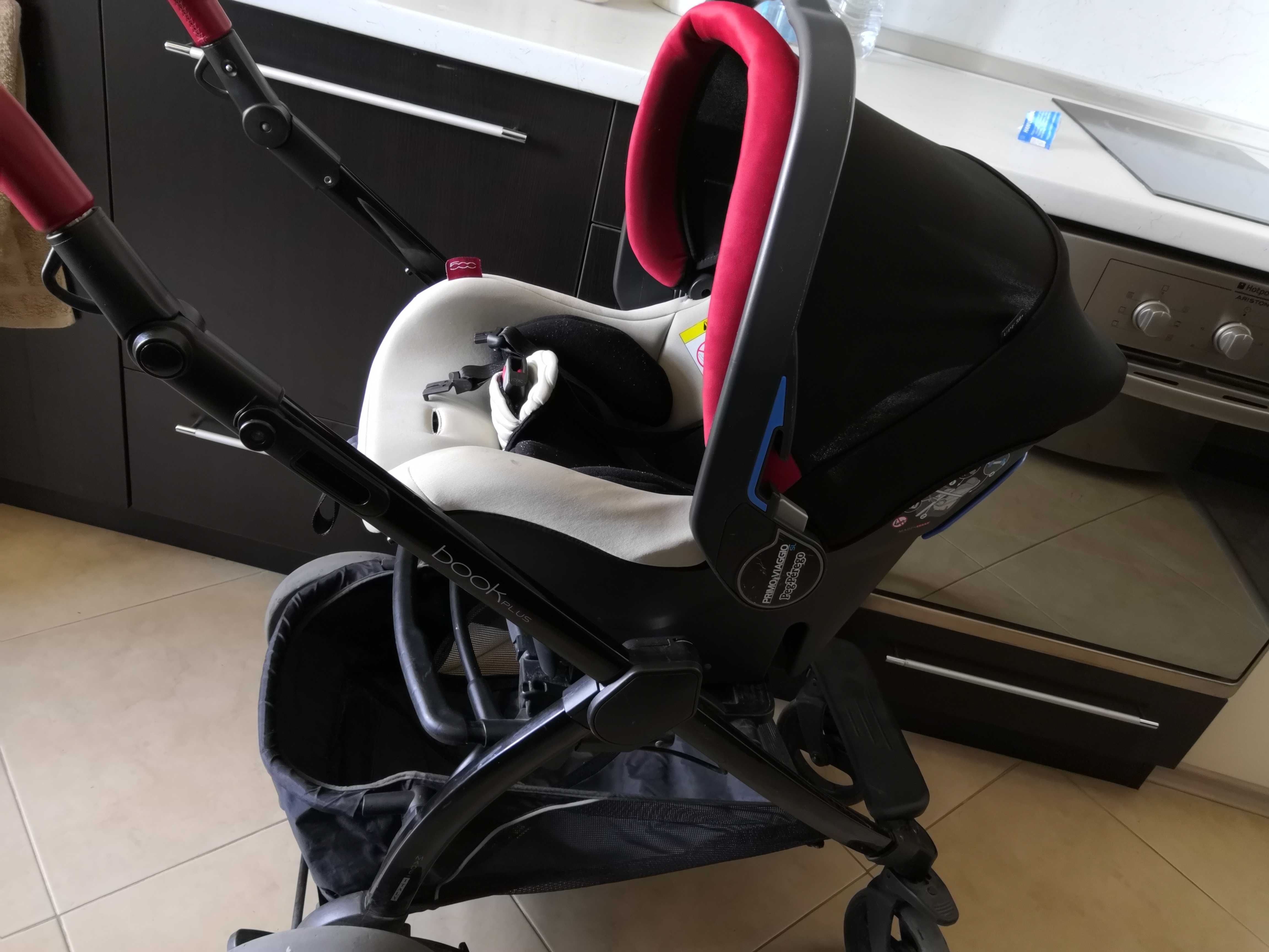 Бебешка количка Peg perego 3 в 1 book fiat 500 XL modular