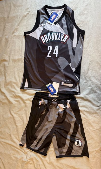 Brooklyn Nets Swingman Jersey - Custum - Youth , Brooklyn Nets Shorts