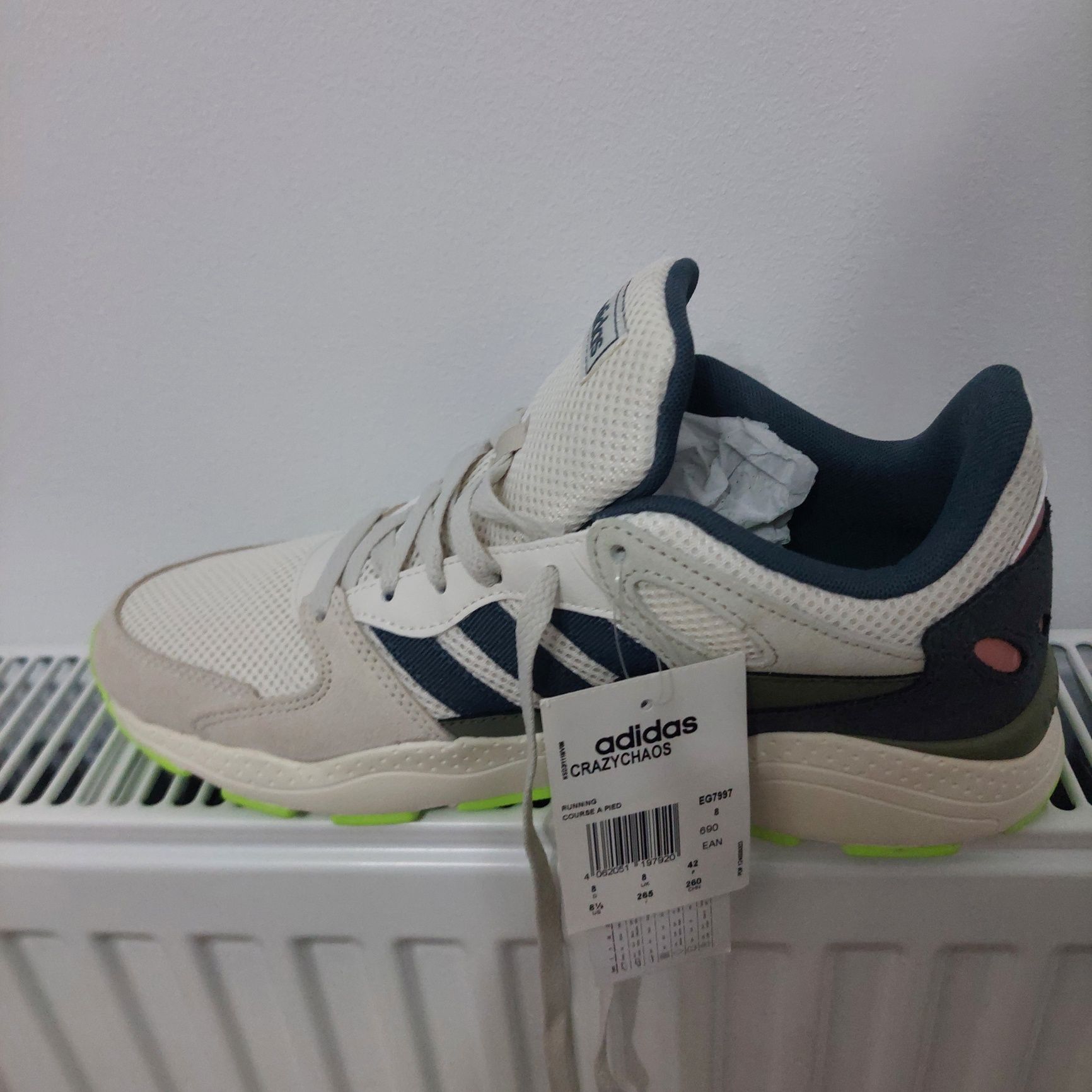 Adidas  Crazychaos EG7997 White Running