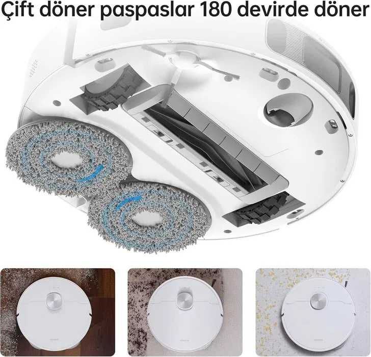 Прахосмукачка робот Dreame L10s Pro Ultra, 5300Pa, 3L, App, Ai Action