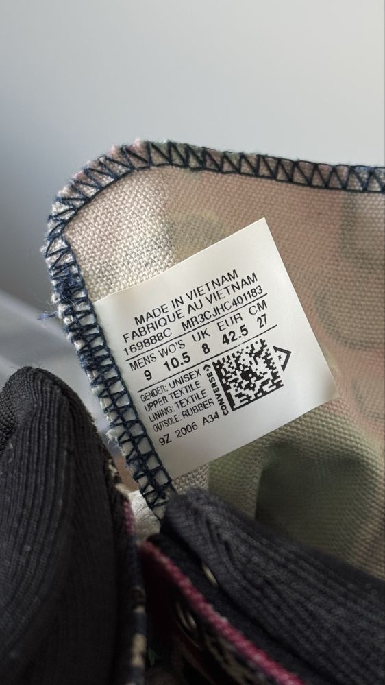 Converse x Fear of god