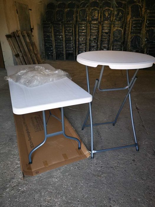 Masa dreptunghiulara, plastic, pliabila, catering, nunti, evenimente