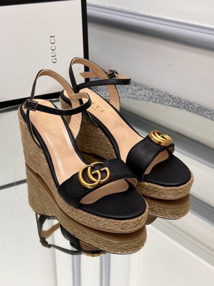 Sandale Gucci - POZE REALE- calitate superioară:mărimi 36-41