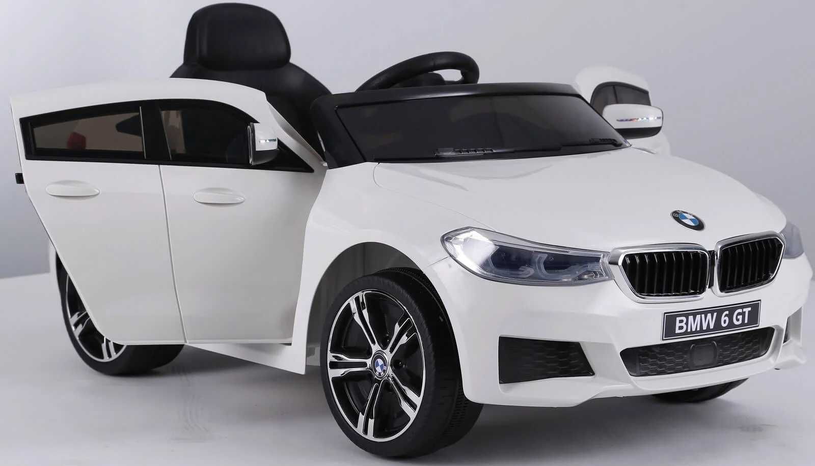 Masinuta electrica copii 1-4 ani BMW seria 6 GT 640i cu Roti Moi #Alb