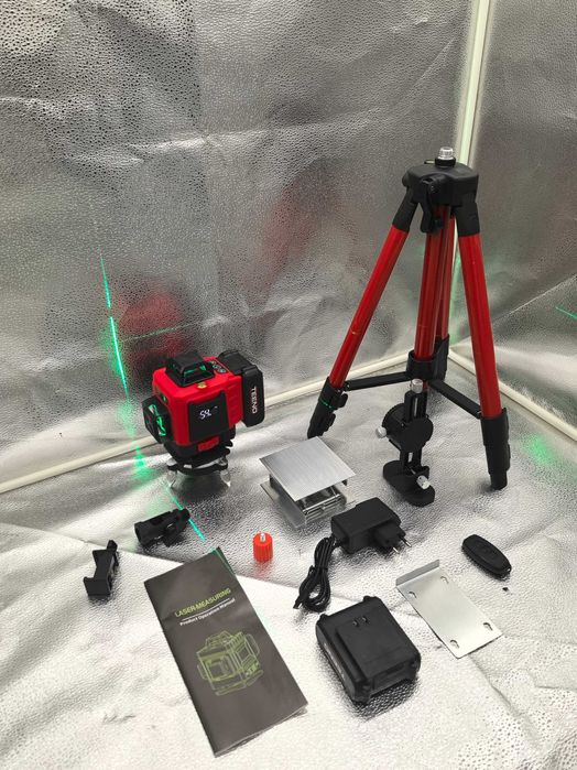Nivel laser 4D, 16 linii, 360° – precizie si autonomie