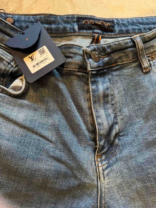 Louis Vuitton-Нови оригинални мъжки дънки Л номер