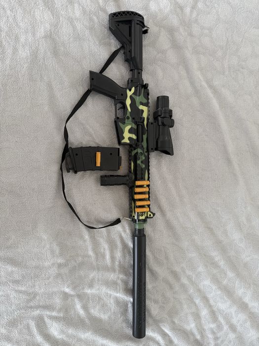 Детска пушка с патрони