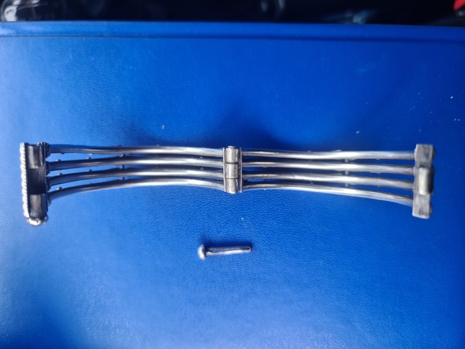 N Bratara argint masiv 925,fixa 4 rânduri,modele tribale,deosebita