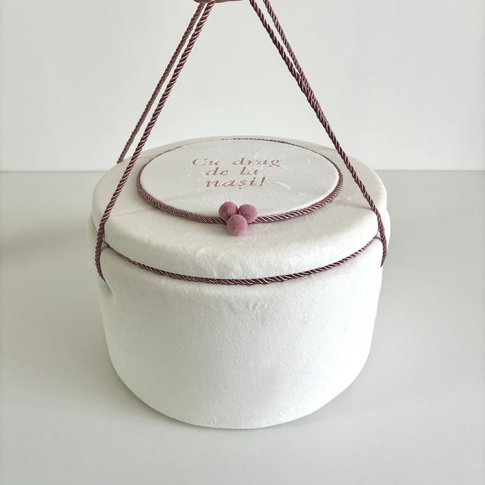 Set trusou botez personalizat cu prenumele copilului