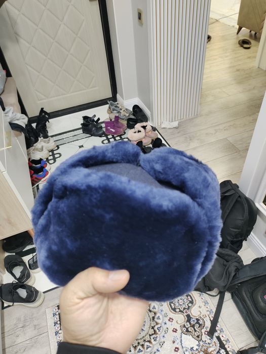 Шапка ушанка меховая