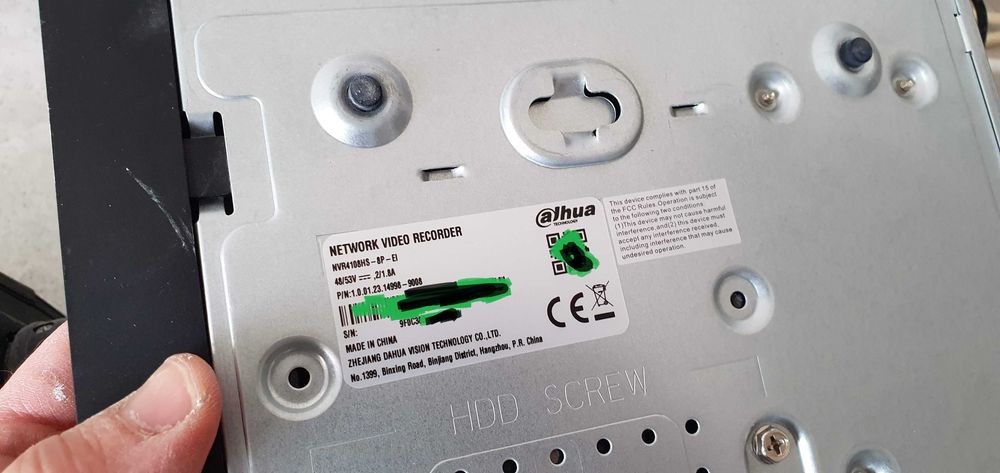 Sistem Supraveghere Video NVR Dahua 8 canale + 3 camere Dahua + UPS