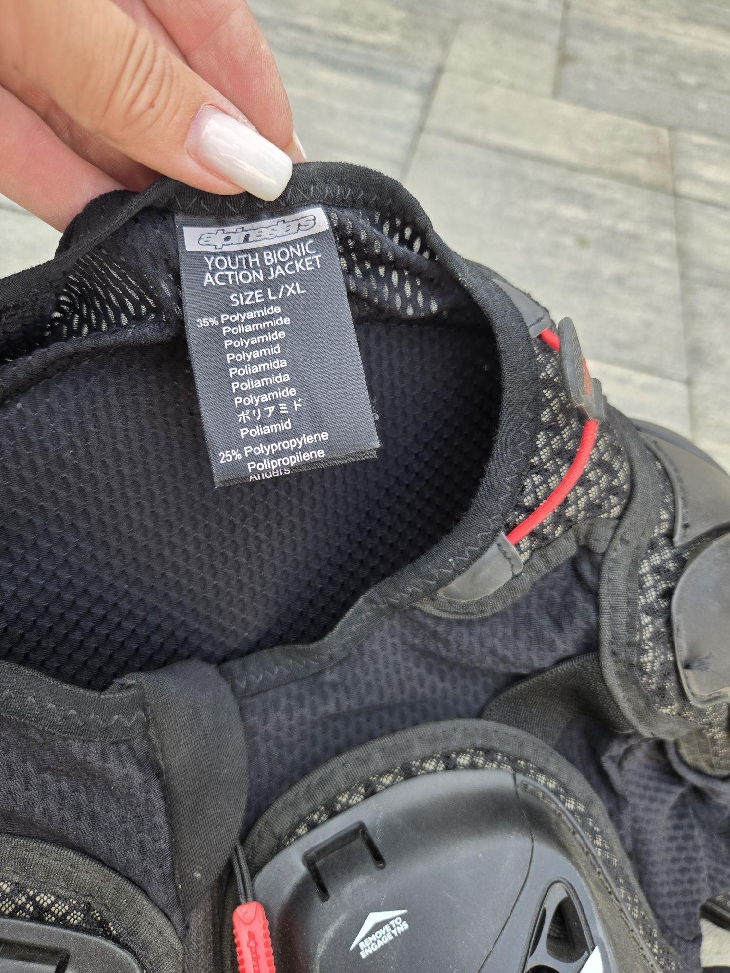 Armură de protecție ALPINESTAR si genunchiere Alpinestar