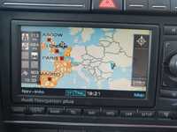 Radio CD Player Navigatie Mare Audi Navigation Plus Audi A4 B7 2005 - 2008 Cod sdgnmaba4b71