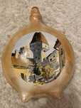 Plosca traditionala vintage portelan Transilvania Sighisoara Dracula70