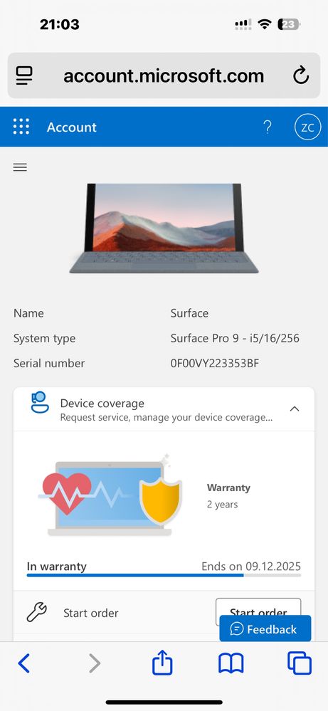 Laptop/tableta Microsoft Surface Pro 9, 16/256 gb