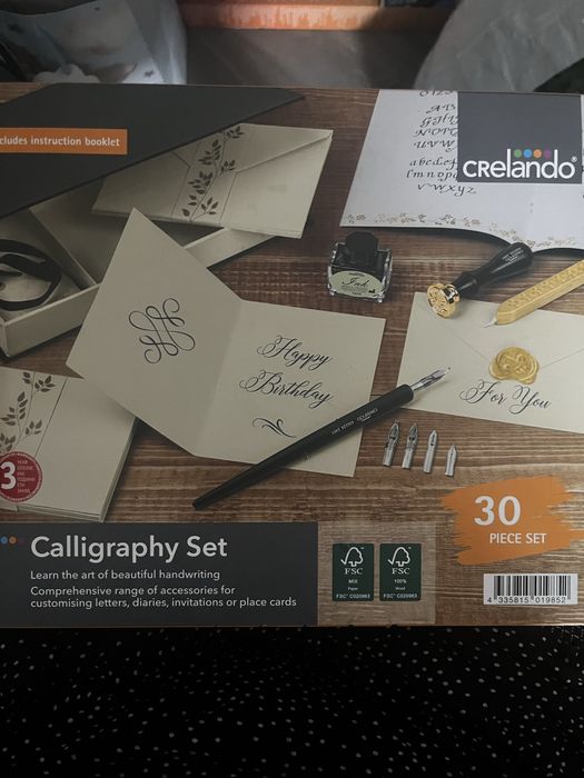 Set caligrafie cu felicitari