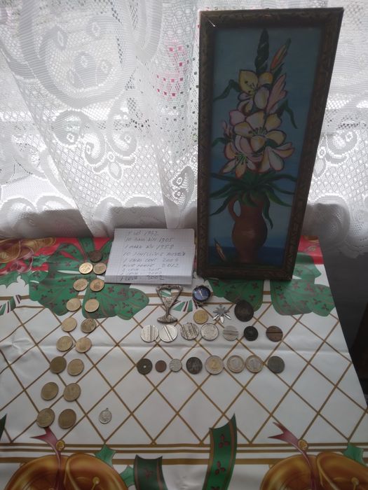 Monede vechi de colectie și tablouri de colectie