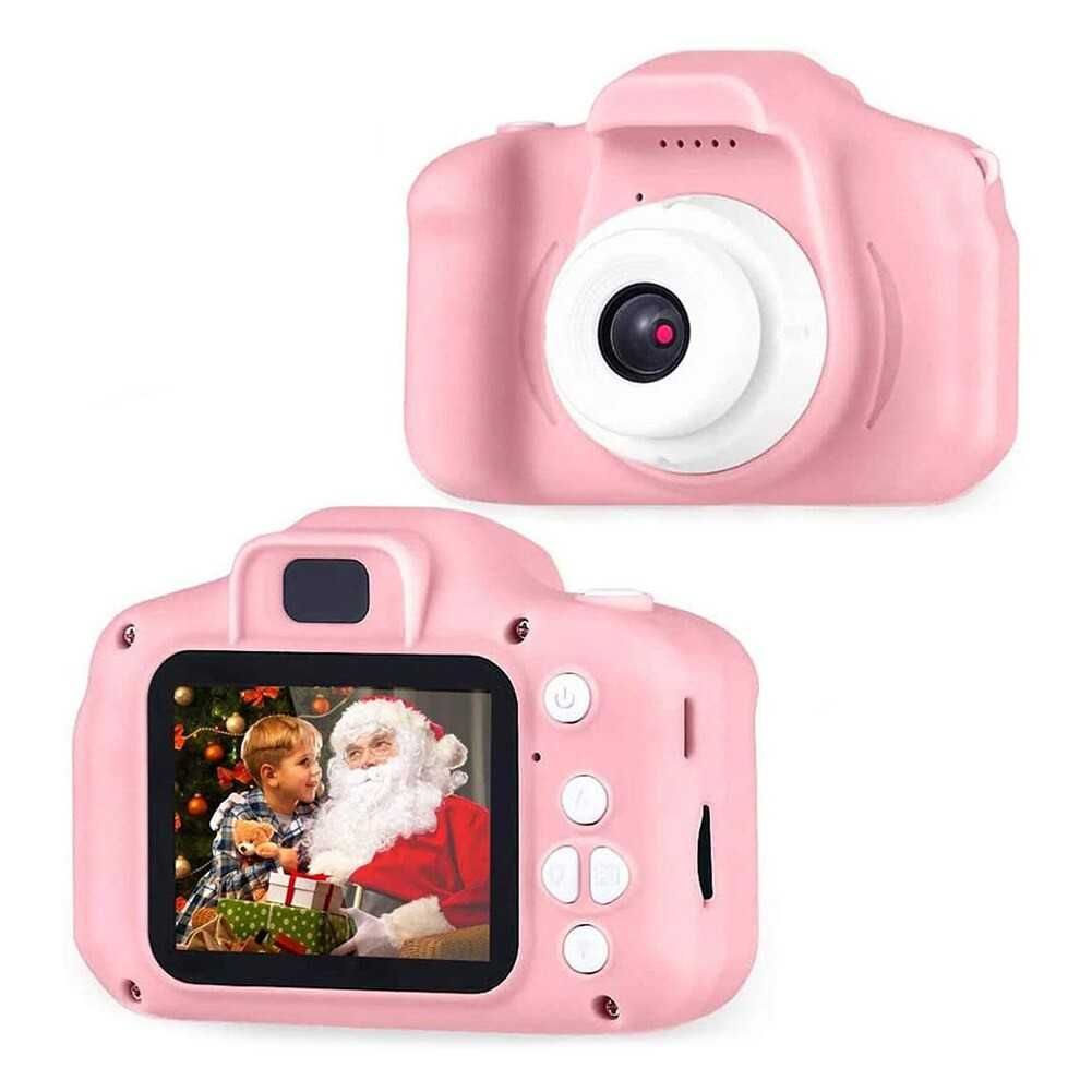 Детски фотоапарат STELS W390 с 16GB карта, Селфи, Full HD видео, Игри