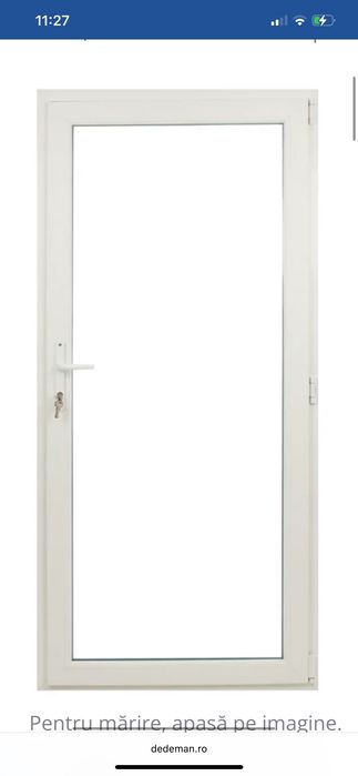Doar în Galați Vând ușa pvc nouă nu este folosită este nouă