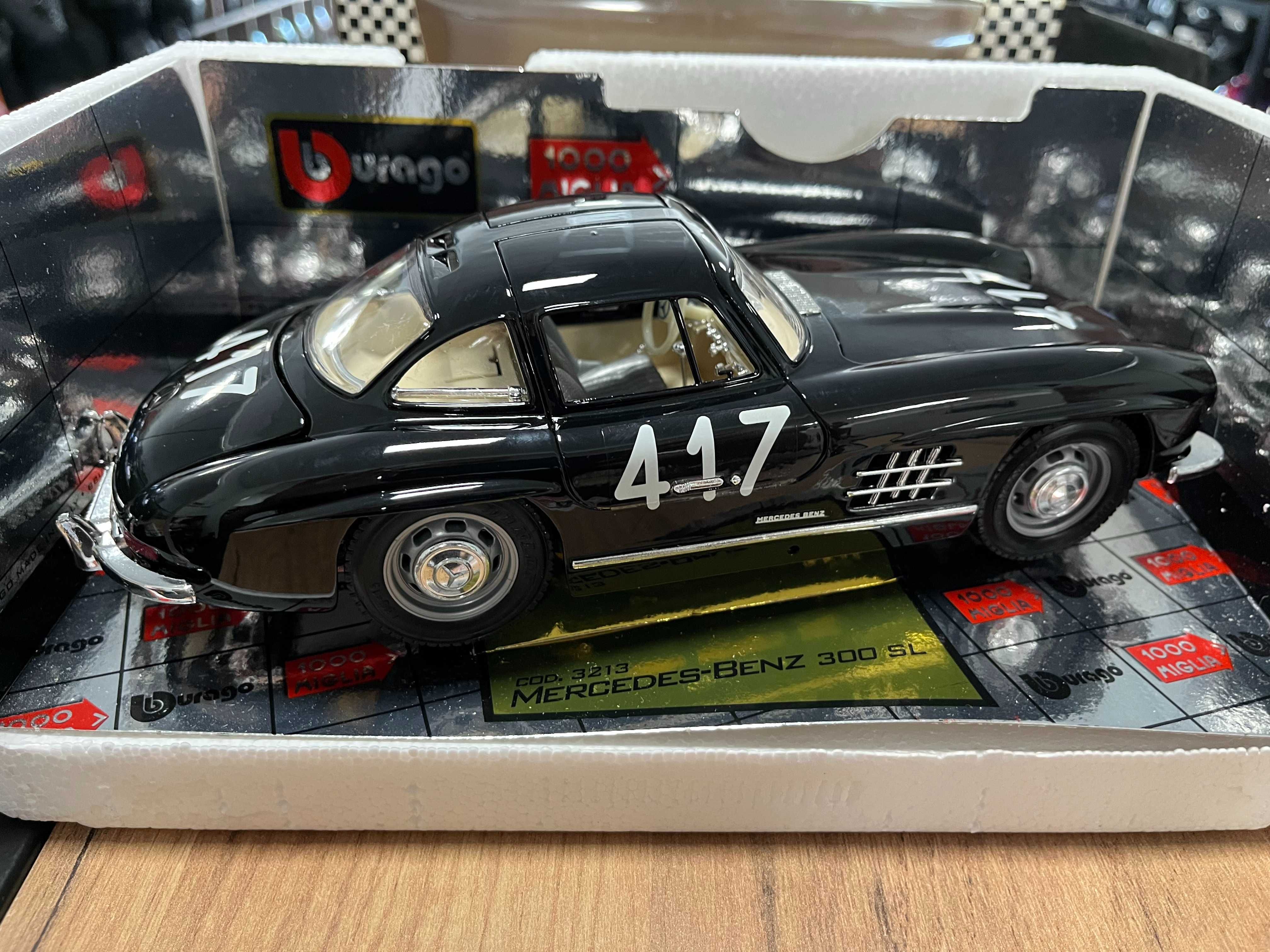 BBURAGO метален колекционерски модел MERCEDES BENZ 300SL 1954г.
