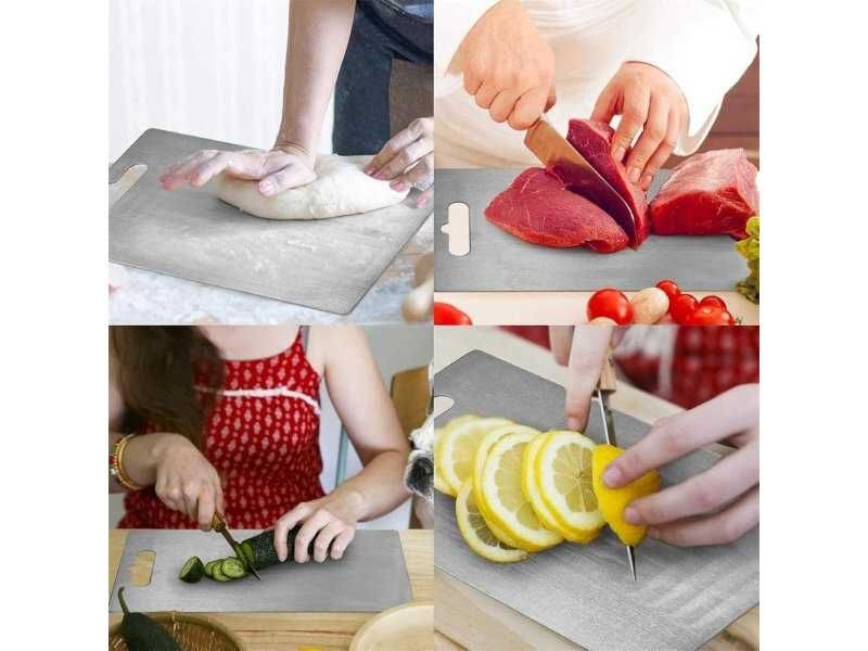 Комплект Титаниеви Дъски за Рязане Highlandhue – 2 Броя