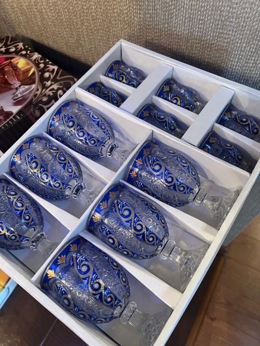 Стаканы с рюмкой по 6шт общ 12шт