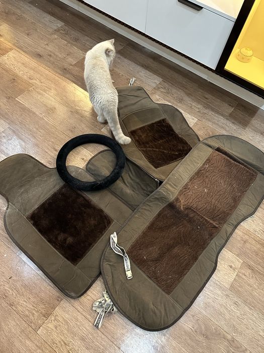 Теплые целые чехлы зимние в машину