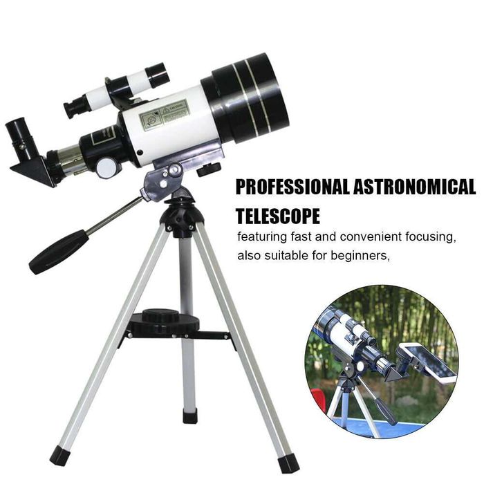 Мощный Астрономический ТЕЛЕСКОП Teleskop F30070M 150 крат. Из США
