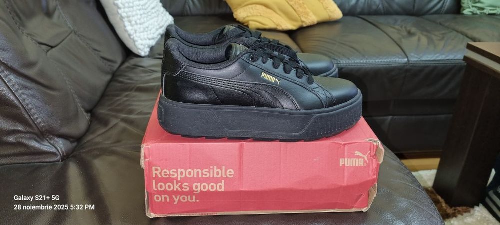 Adidasi piele Puma 38,5 dama