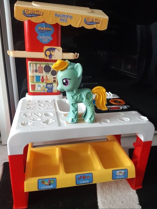 Vand bucatarie copii plastelino si accesorii