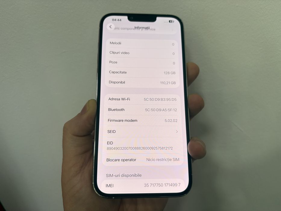 Iphone 13 Pro Max, 128 gb, White