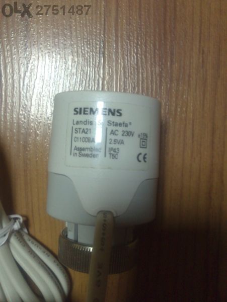 Siemens ел клапан за управление на радиатори