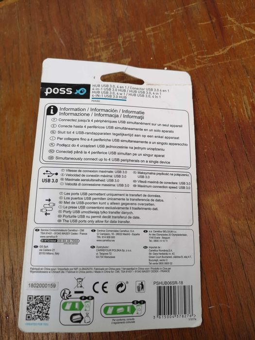 Hub USB 3 cu 4 porturi usb 3 de mare viteaza