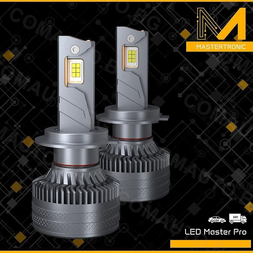 Led master pro - led крушки mastertronic 12/24v, 6000k, 140w, h1