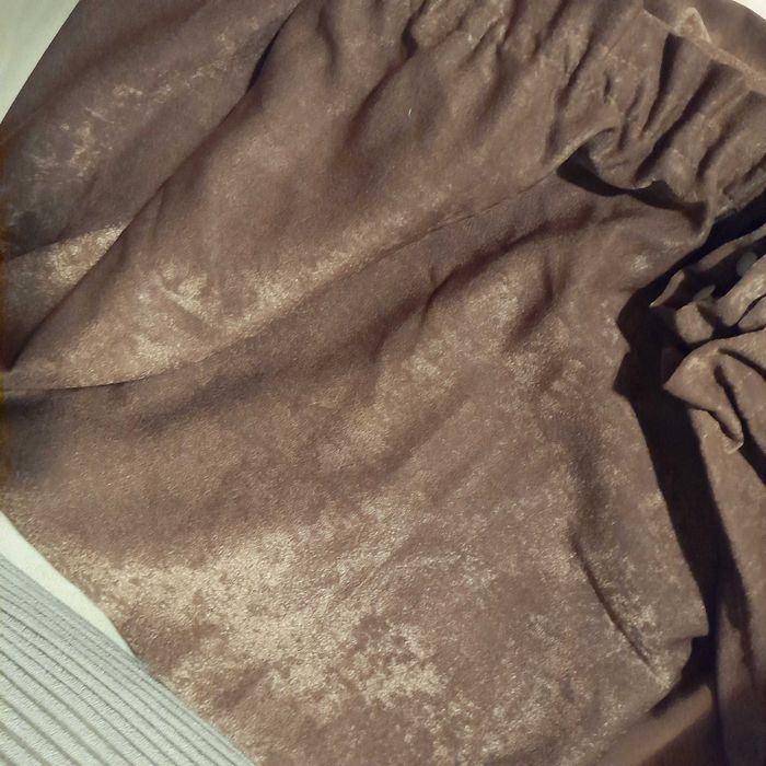 2 броя завеси пясъчни, кафяви 140/250