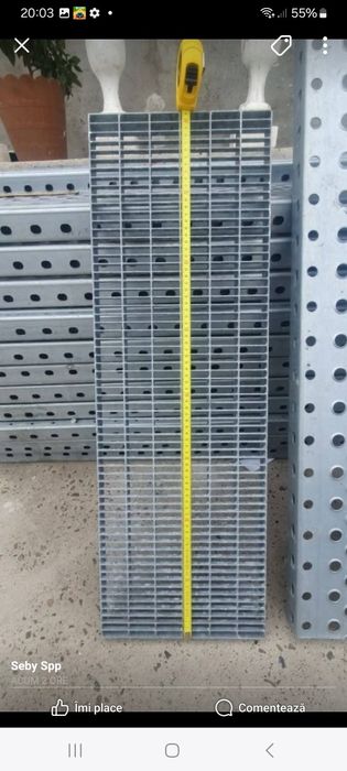 Grătare zincate la diferite dimensiuni