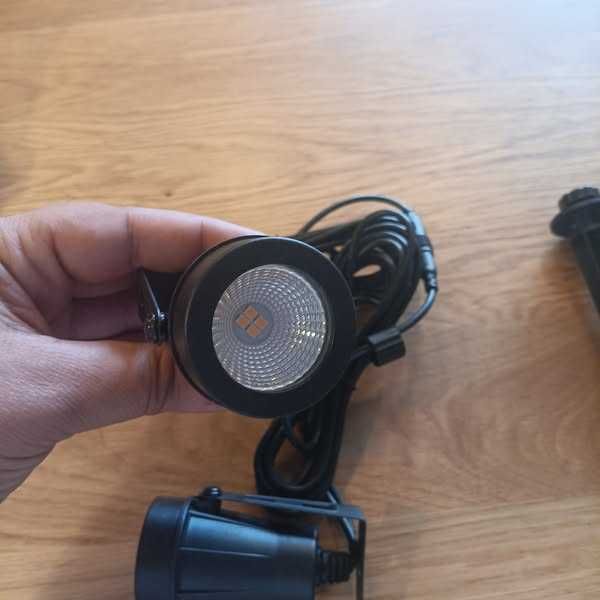 НОВО! LED Градински прожектори 12V, 3W, топла светлина, 2 бр