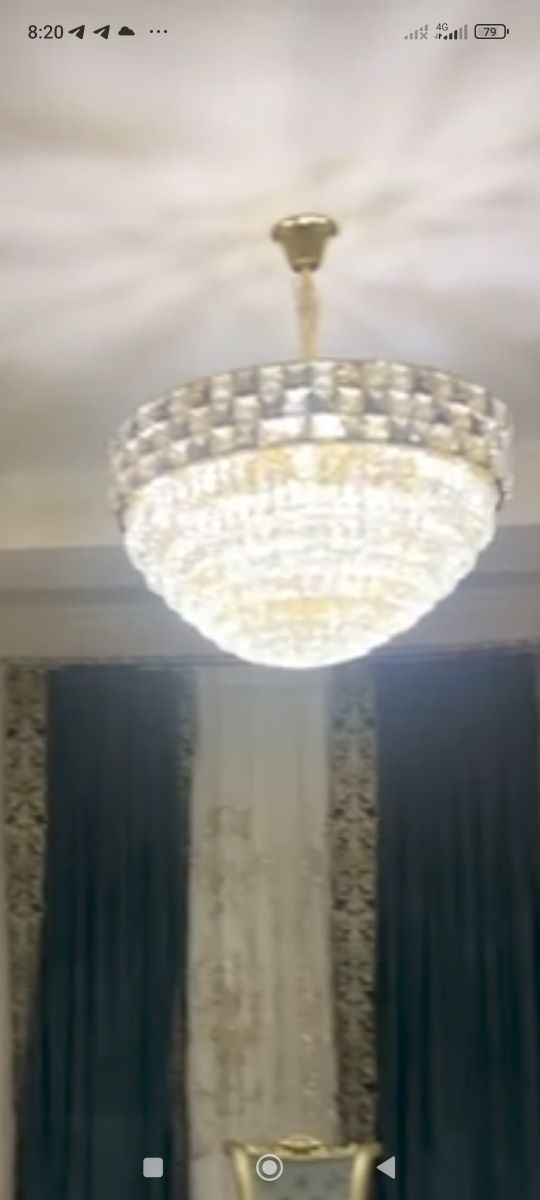 Люстра для зал 80 диаметрам