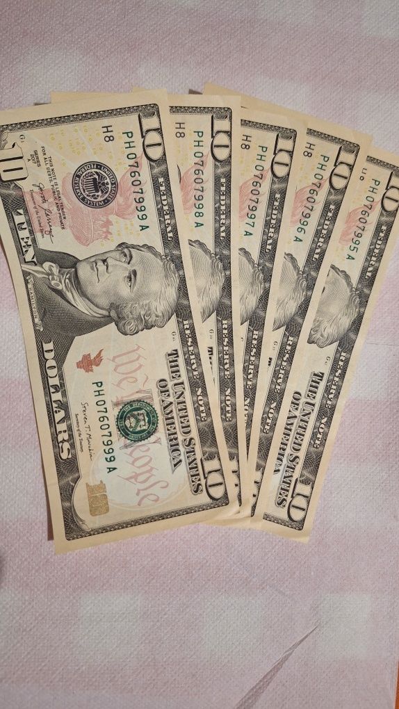 Bancnote 10 dolari