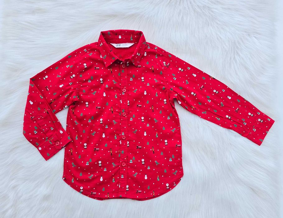Детска Коледна риза H&M 3-4 години