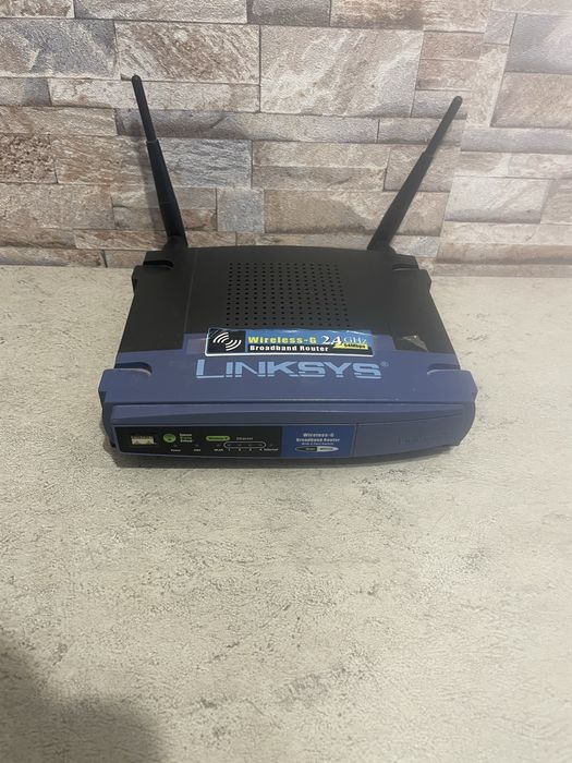 Vand router internet Linksys 2,4 GHZ 54 mbs