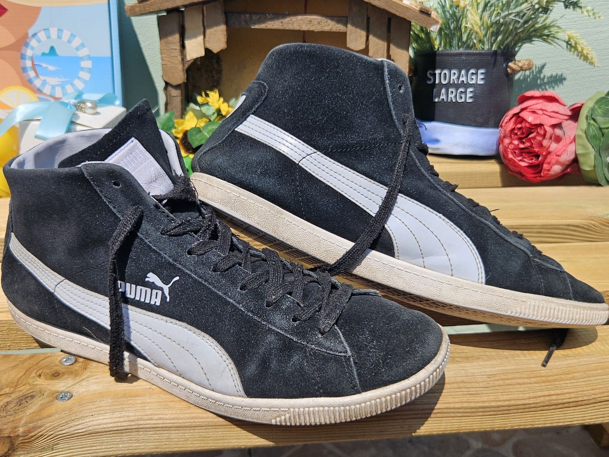 Puma кецове естествен велур N40.5