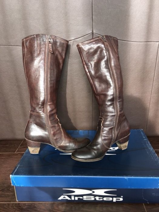 Air Step италиански ботуши естествена кожа,40 номер,оригинални,с кутия