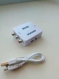 Адаптеры VGA - AV, AV-VGA, HDMI-VGA.