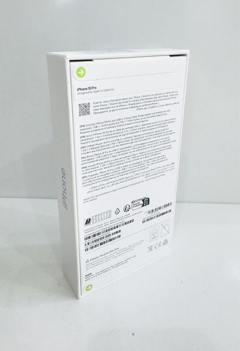 НОВ! iPhone 16 Pro 256GB White Titanium ГАРАНЦИЯ 24 Месеца!