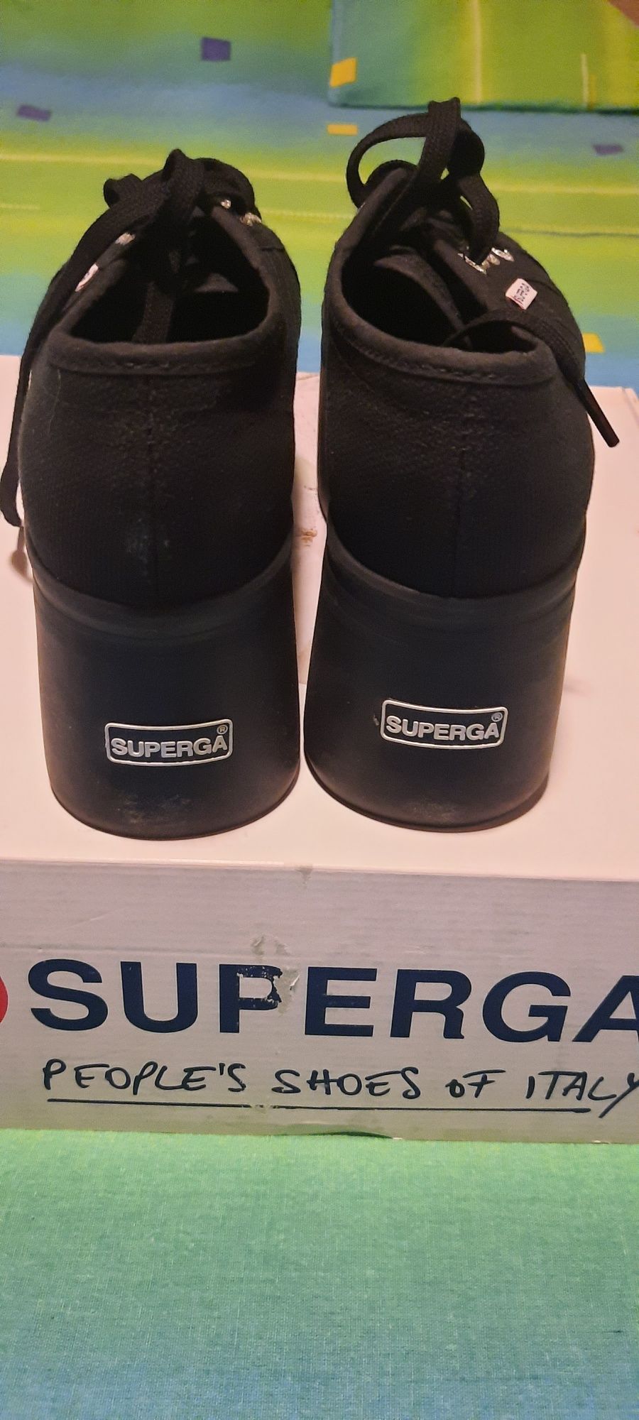 Кецове на платформа SUPERGA